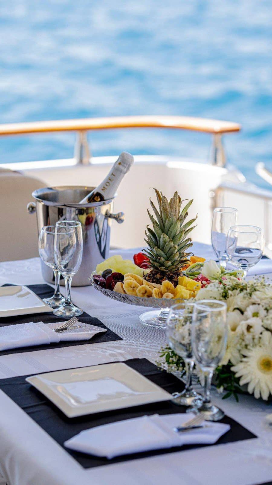 yacht picnic
