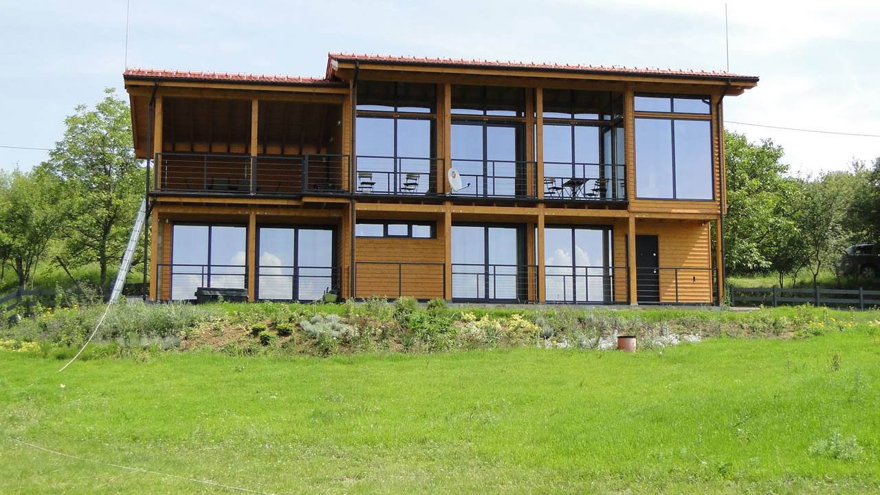 wooden house