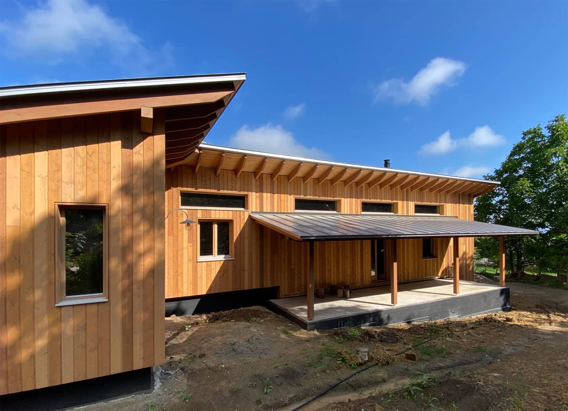 wooden house