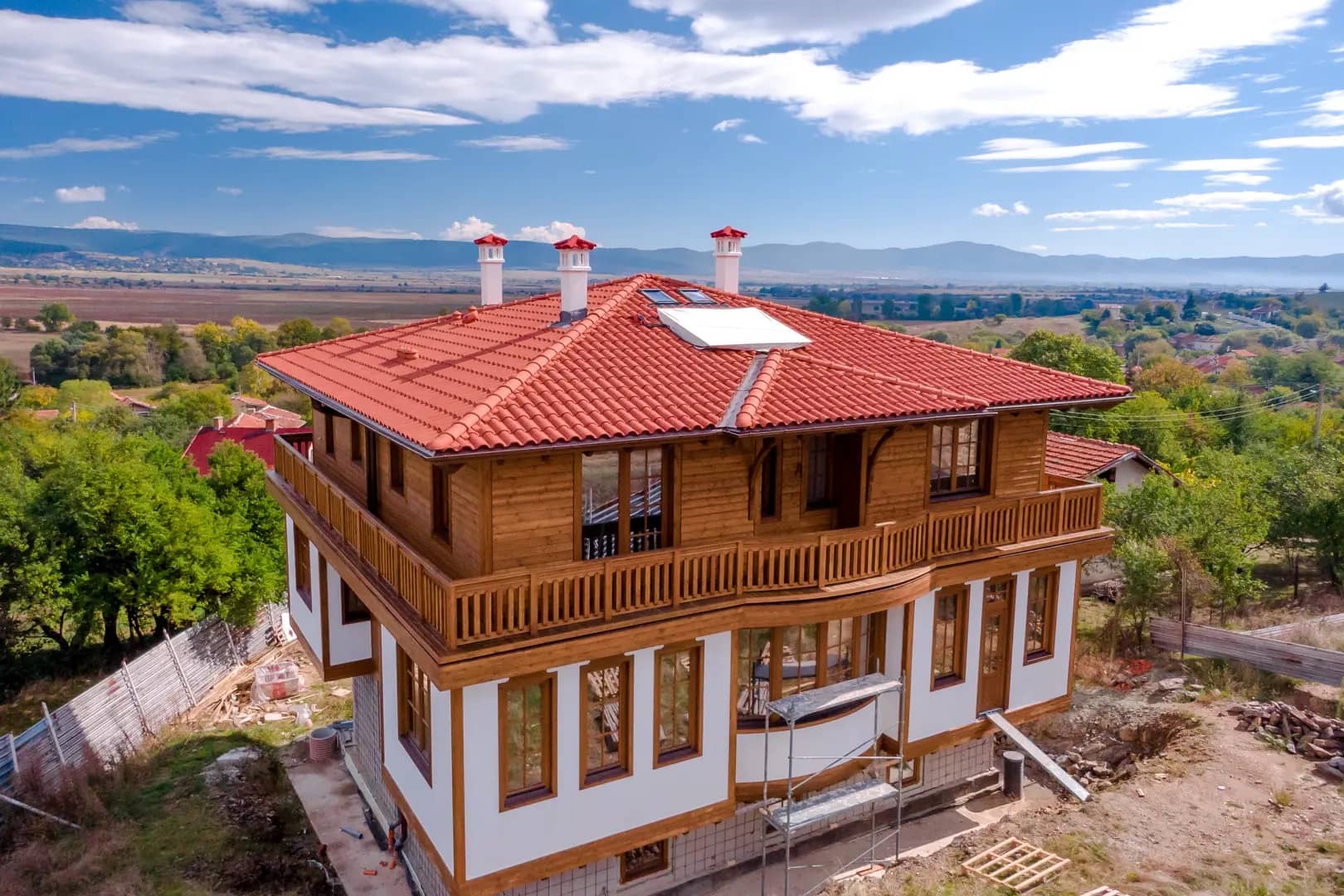 wooden house