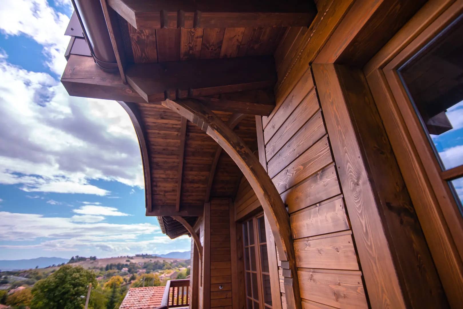 wooden house